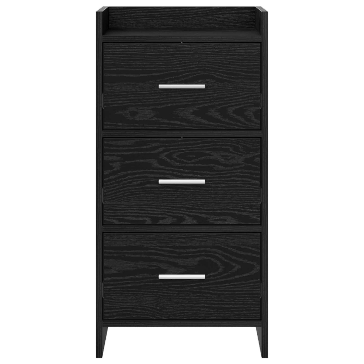 Sideboard Black Oak 40 x 36 x 80 cm Engineered Wood