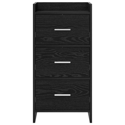Sideboard Black Oak 40 x 36 x 80 cm Engineered Wood