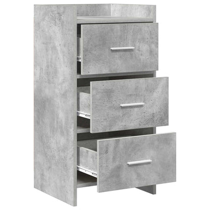 Sideboard Concrete Grey 40 x 36 x 80 cm Engineered Wood
