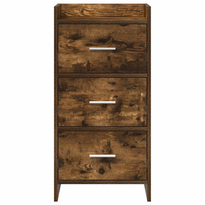 Sideboard Smoked Oak 40 x 36 x 80 cm Engineered Wood