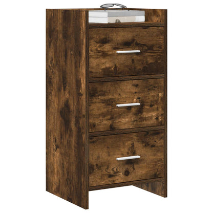 Sideboard Smoked Oak 40 x 36 x 80 cm Engineered Wood