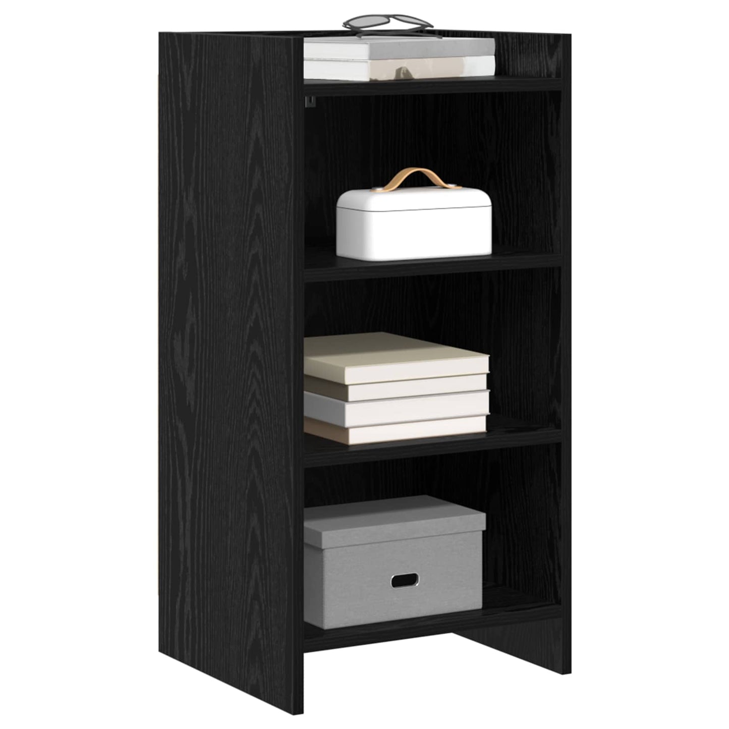 Sideboard Black Oak 40 x 36 x 80 cm Engineered Wood