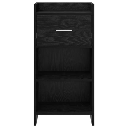 Sideboard Black Oak 40 x 36 x 80 cm Engineered Wood
