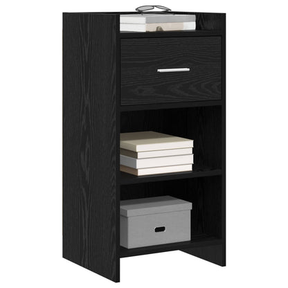 Sideboard Black Oak 40 x 36 x 80 cm Engineered Wood