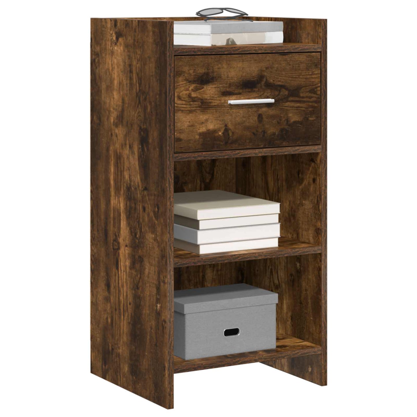 Sideboard Smoked Oak 40 x 36 x 80 cm Engineered Wood