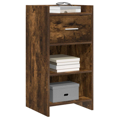 Sideboard Smoked Oak 40 x 36 x 80 cm Engineered Wood