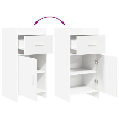 Sideboard White 40 x 36 x 80 cm Engineered Wood