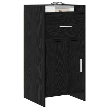 Sideboard Black Oak 40 x 36 x 80 cm Engineered Wood