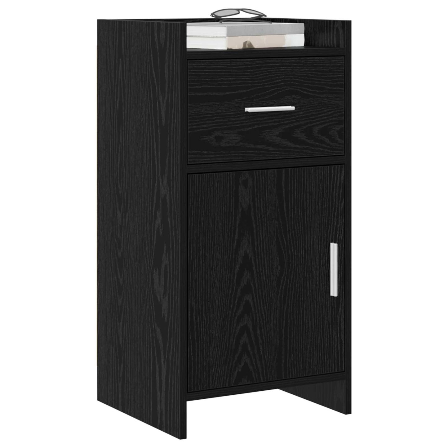 Sideboard Black Oak 40 x 36 x 80 cm Engineered Wood