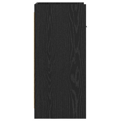 Sideboard Black Oak 40 x 36 x 80 cm Engineered Wood
