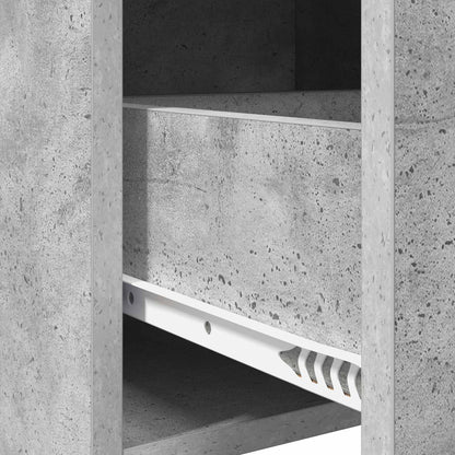 Sideboard Concrete Grey 40 x 36 x 80 cm Engineered Wood