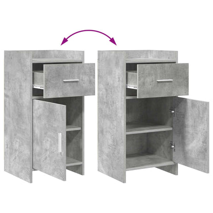 Sideboard Concrete Grey 40 x 36 x 80 cm Engineered Wood