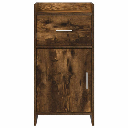 Sideboard Smoked Oak 40 x 36 x 80 cm Engineered Wood