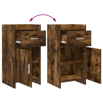 Sideboard Smoked Oak 40 x 36 x 80 cm Engineered Wood
