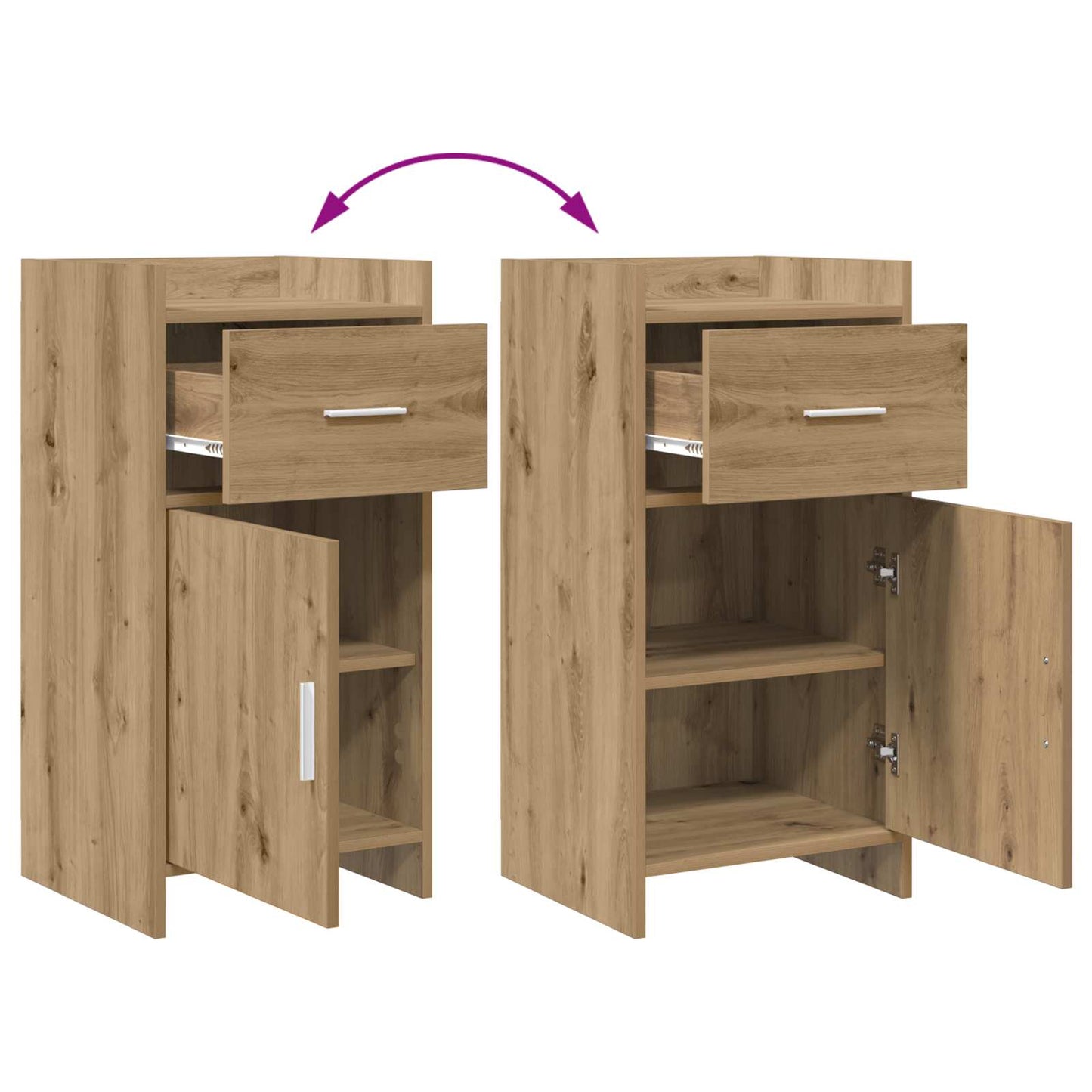 Sideboard Artisan Oak 40 x 36 x 80 cm Engineered Wood