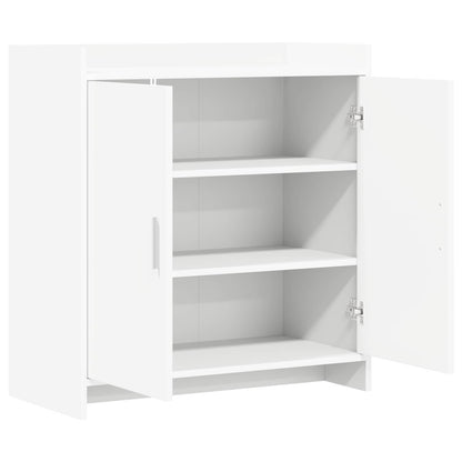 Sideboard White 72 x 36 x 80 cm Engineered Wood
