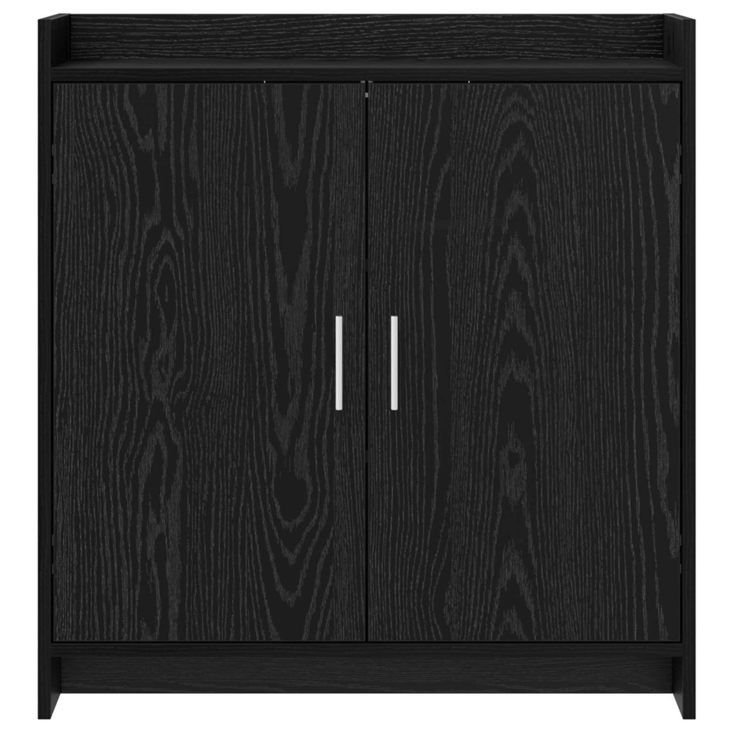 Sideboard Black Oak 72 x 36 x 80 cm Engineered Wood