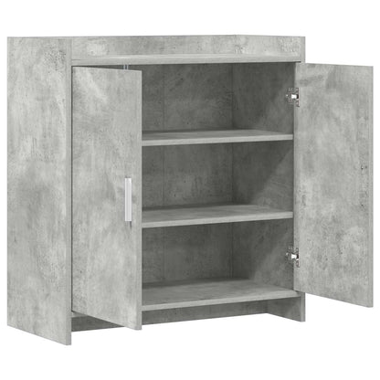 Sideboard Concrete Grey 72 x 36 x 80 cm Engineered Wood