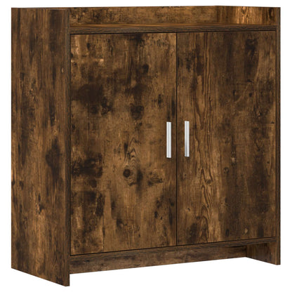 Sideboard Smoked Oak 72 x 36 x 80 cm Engineered Wood