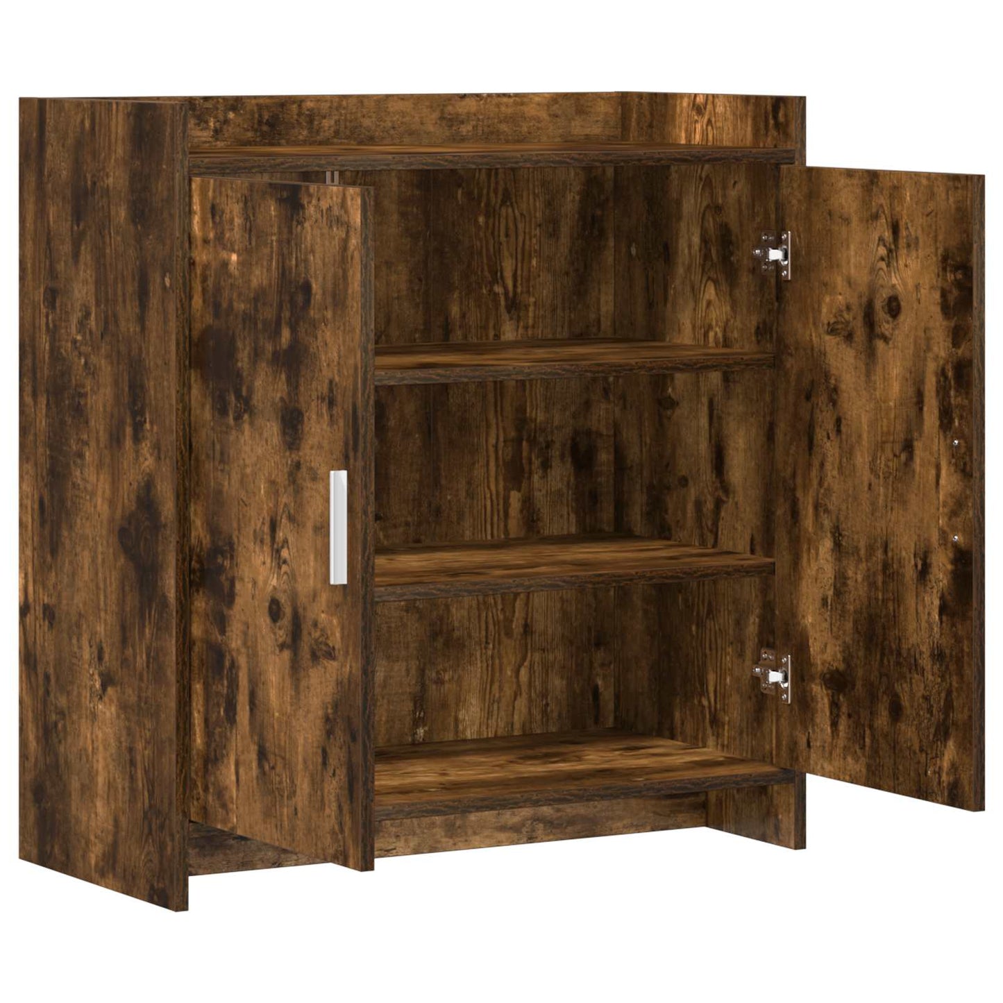 Sideboard Smoked Oak 72 x 36 x 80 cm Engineered Wood