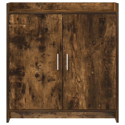 Sideboard Smoked Oak 72 x 36 x 80 cm Engineered Wood