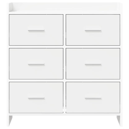 Sideboard White 75 x 33 x 80 cm Engineered Wood
