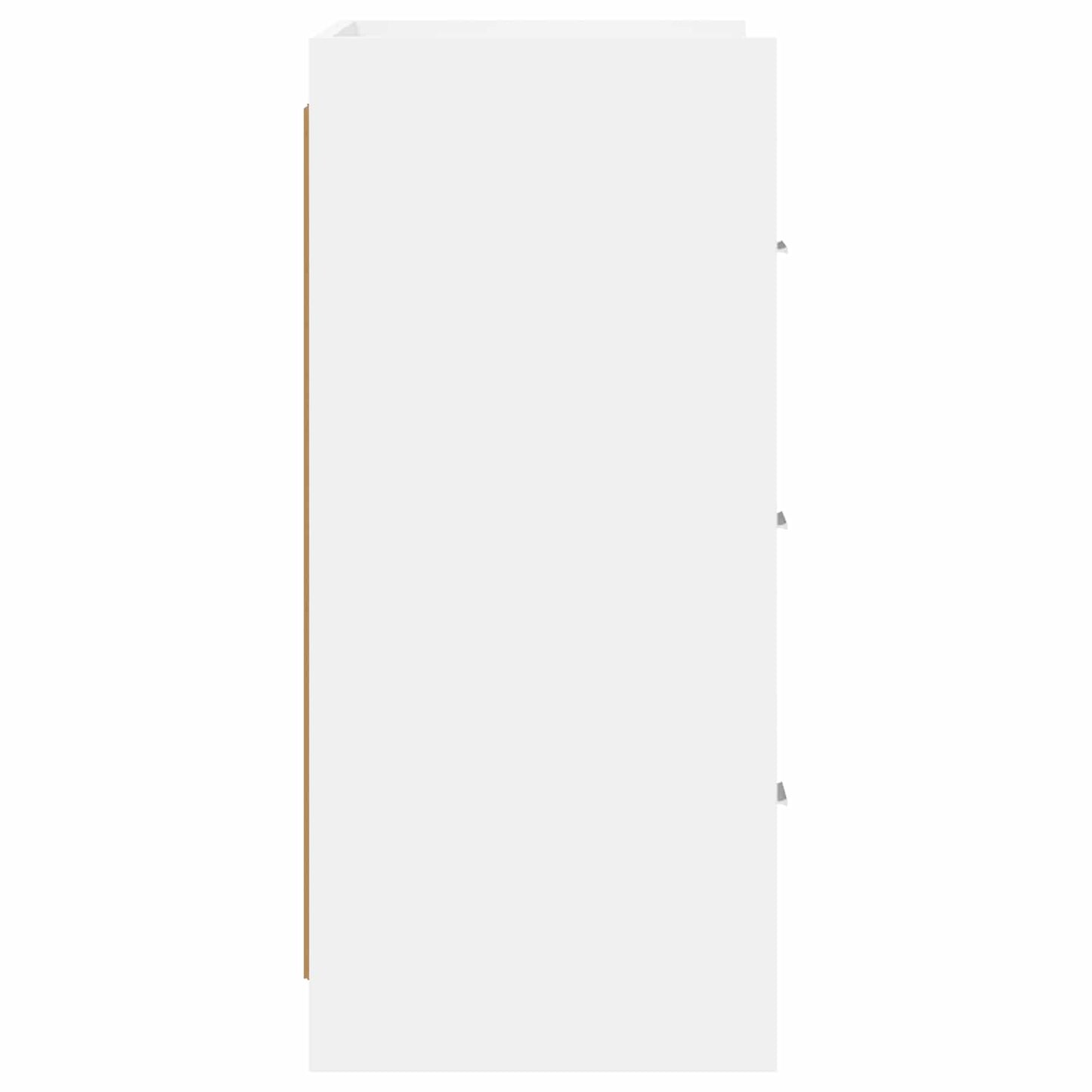 Sideboard White 75 x 33 x 80 cm Engineered Wood
