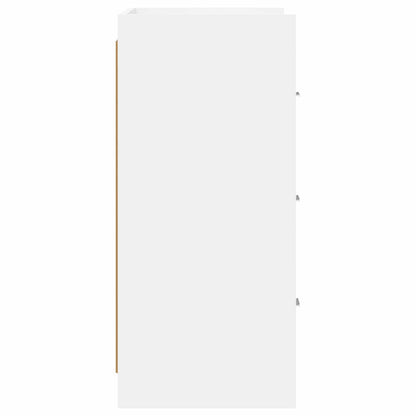Sideboard White 75 x 33 x 80 cm Engineered Wood