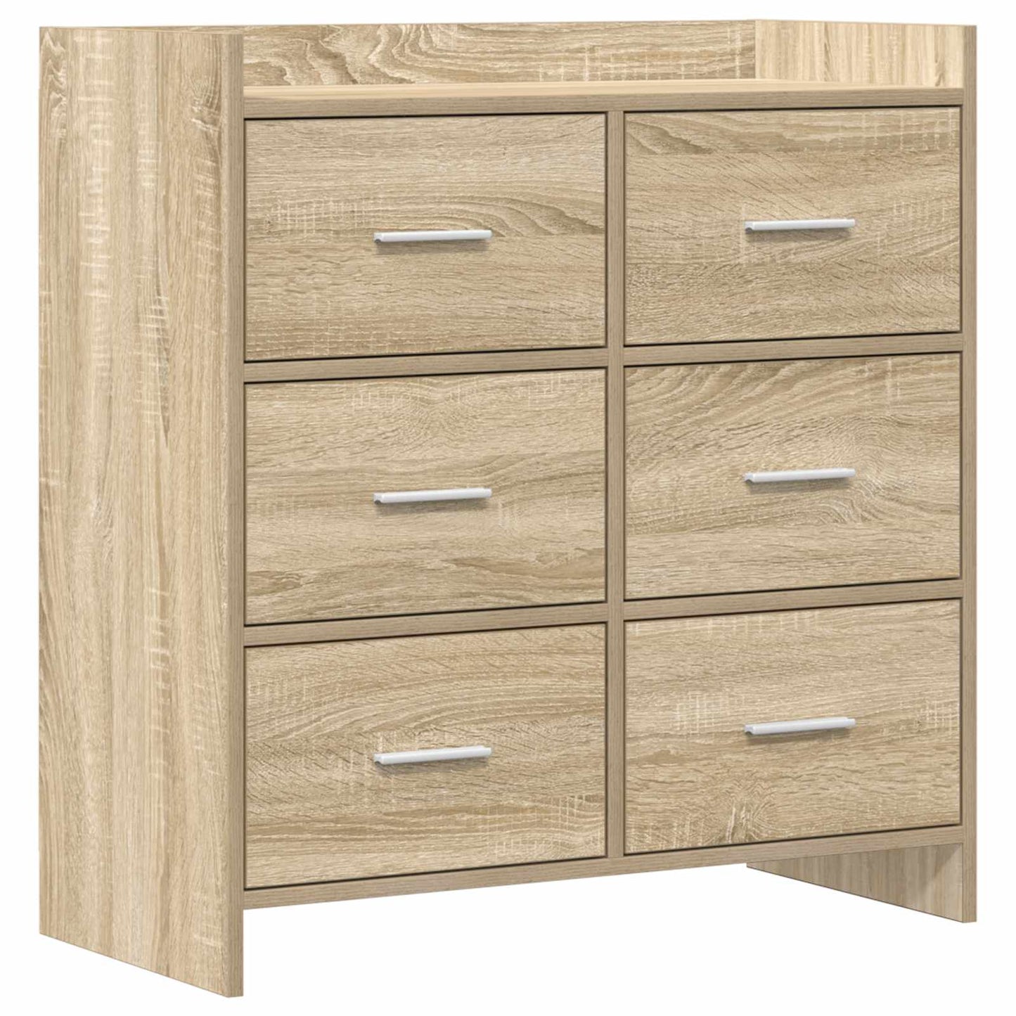 Sideboard Sonoma Oak 75 x 33 x 80 cm Engineered Wood