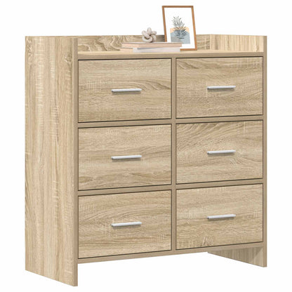Sideboard Sonoma Oak 75 x 33 x 80 cm Engineered Wood