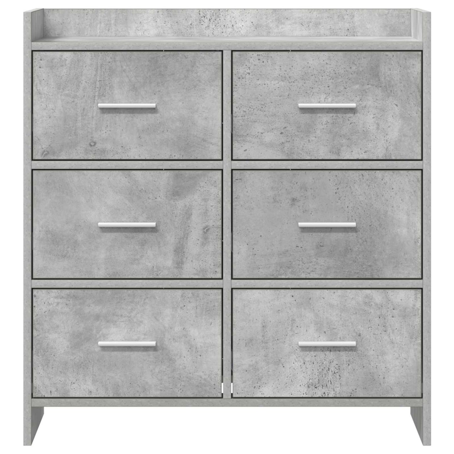 Sideboard Concrete Grey 75 x 33 x 80 cm Engineered Wood