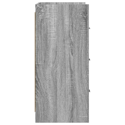 Sideboard Grey Sonoma 75 x 33 x 80 cm Engineered Wood