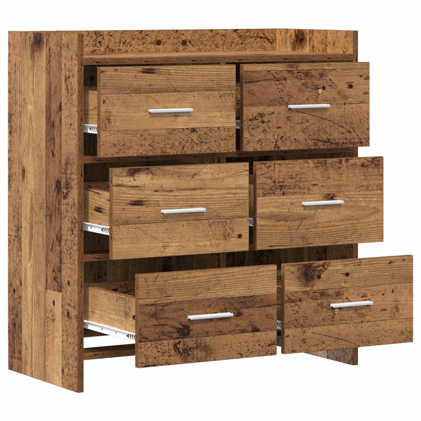 Sideboard Old Wood 75 x 33 x 80 cm Engineered Wood