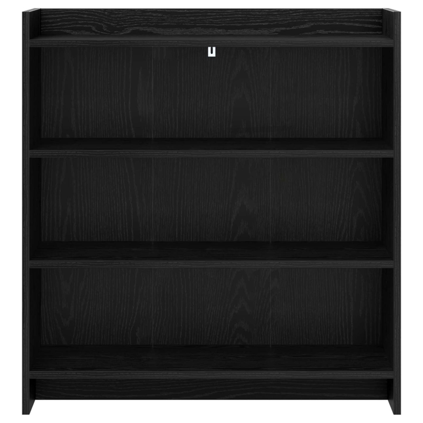 Sideboard Black Oak 75 x 36 x 80 cm Engineered Wood