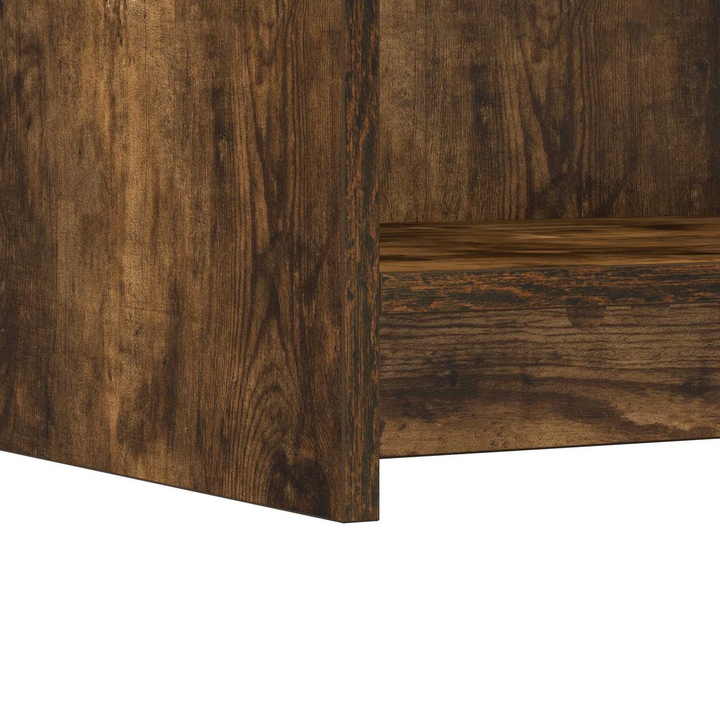 Sideboard Smoked Oak 75 x 36 x 80 cm Engineered Wood
