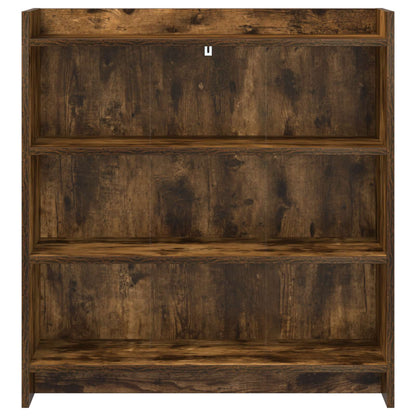 Sideboard Smoked Oak 75 x 36 x 80 cm Engineered Wood
