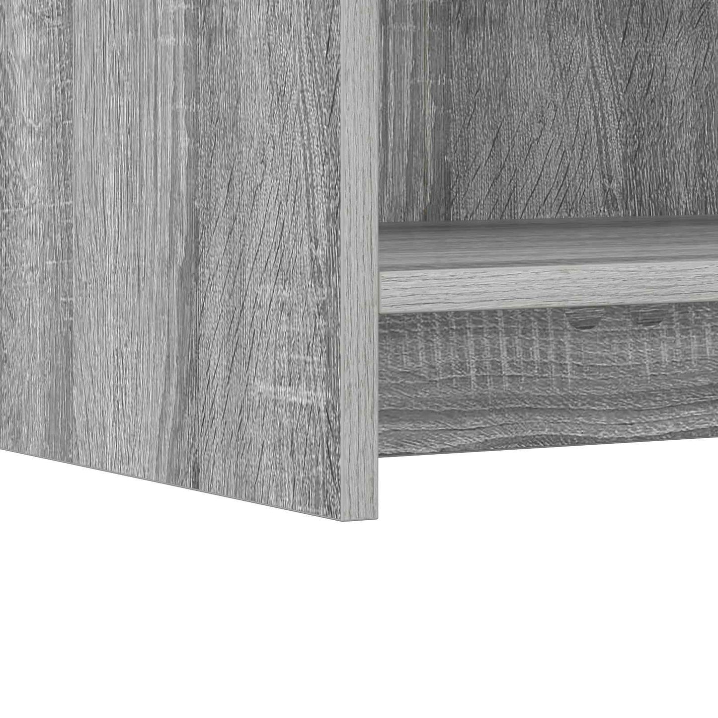 Sideboard Grey Sonoma 75 x 36 x 80 cm Engineered Wood