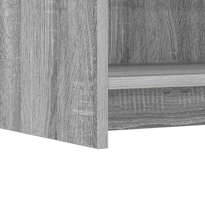 Sideboard Grey Sonoma 75 x 36 x 80 cm Engineered Wood