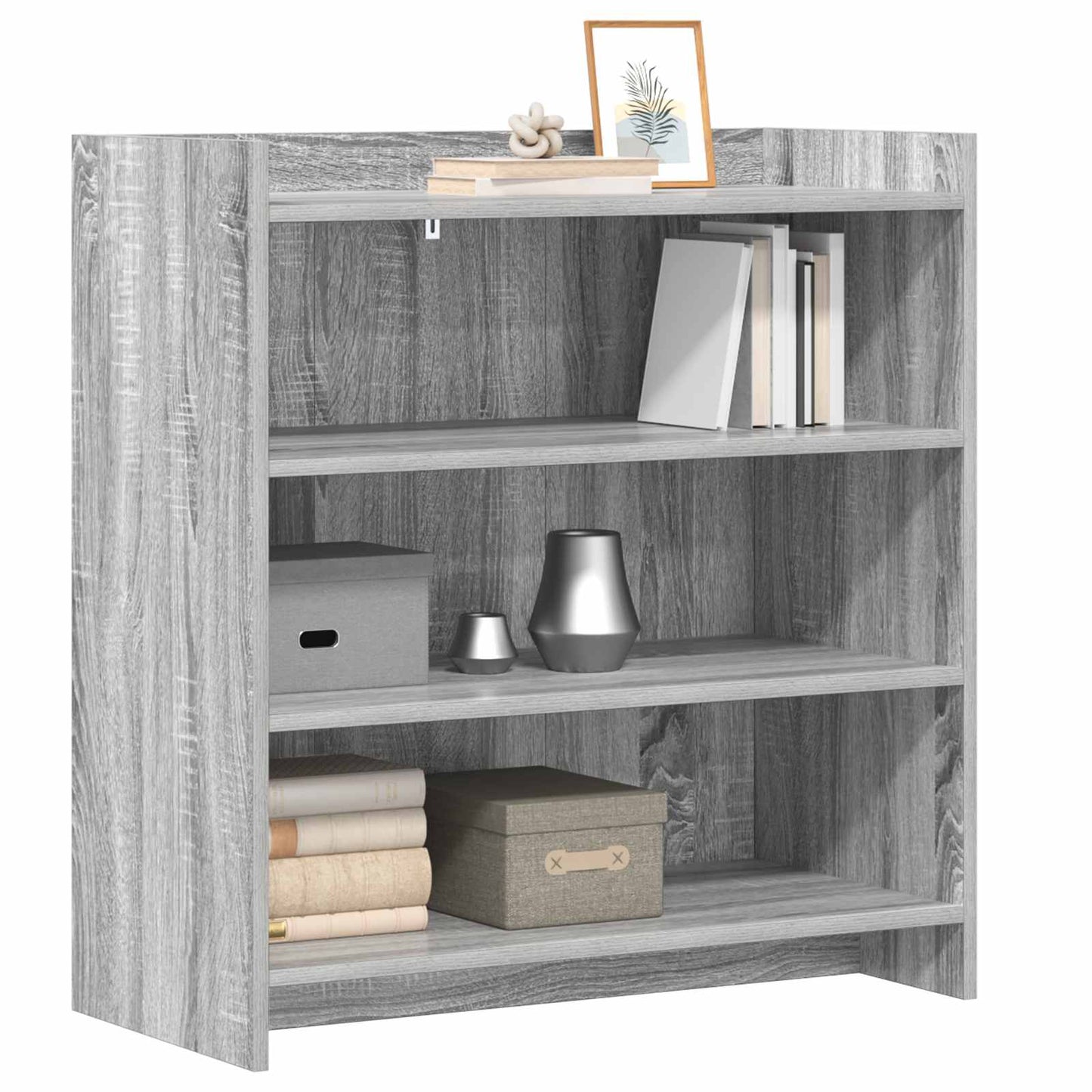 Sideboard Grey Sonoma 75 x 36 x 80 cm Engineered Wood