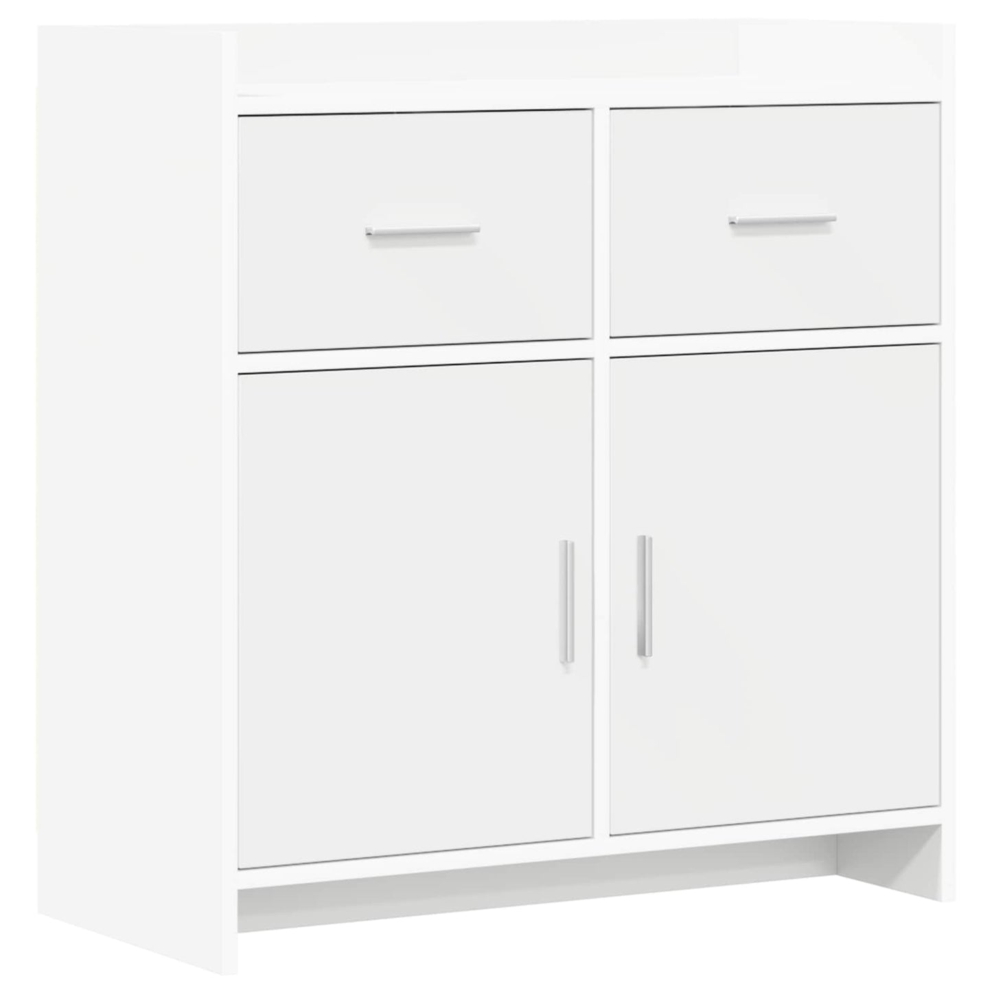 Sideboard White 75 x 36 x 80 cm Engineered Wood