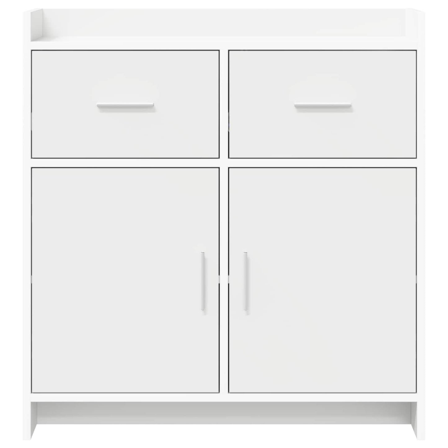 Sideboard White 75 x 36 x 80 cm Engineered Wood