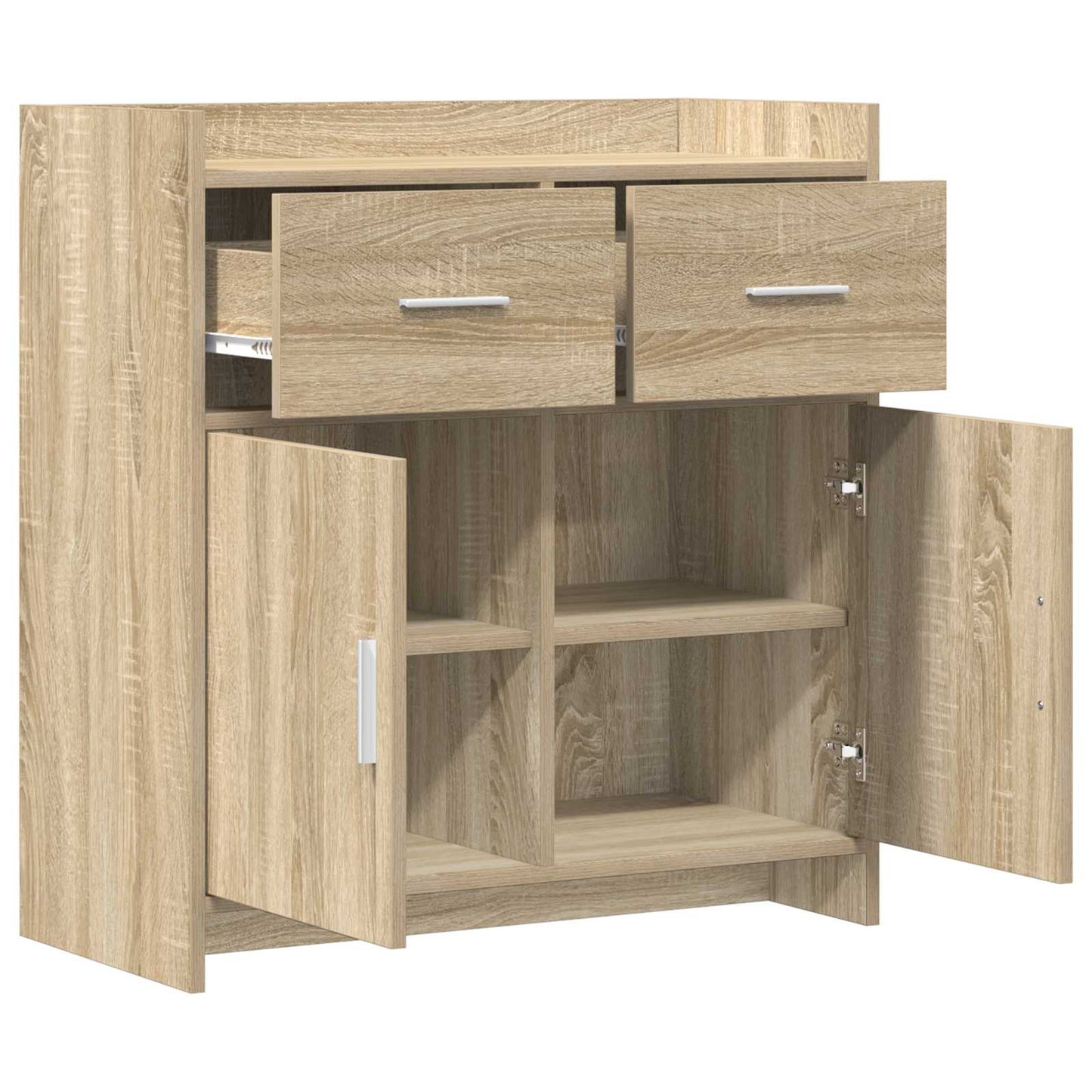 Sideboard Sonoma Oak 75 x 36 x 80 cm Engineered Wood
