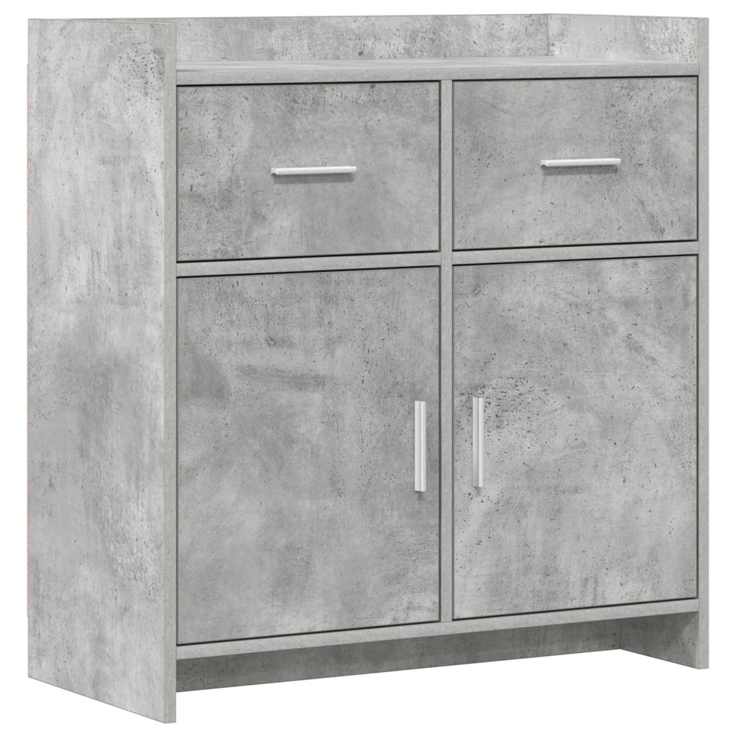 Sideboard Concrete Grey 75 x 36 x 80 cm Engineered Wood
