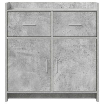 Sideboard Concrete Grey 75 x 36 x 80 cm Engineered Wood