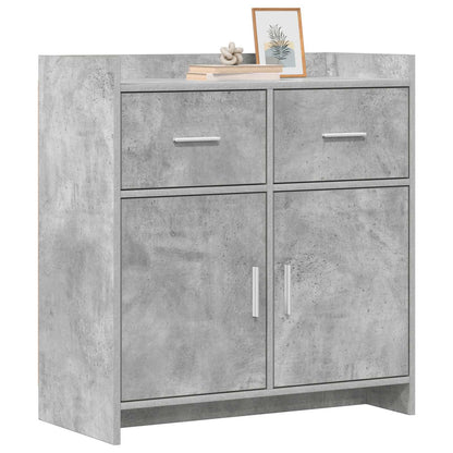 Sideboard Concrete Grey 75 x 36 x 80 cm Engineered Wood