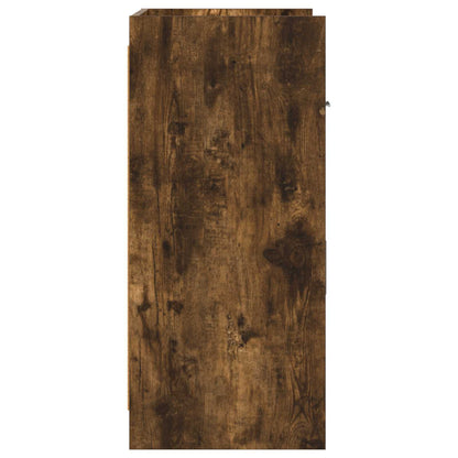 Sideboard Smoked Oak 75 x 36 x 80 cm Engineered Wood