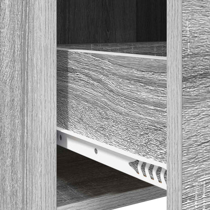 Sideboard Grey Sonoma 75 x 36 x 80 cm Engineered Wood