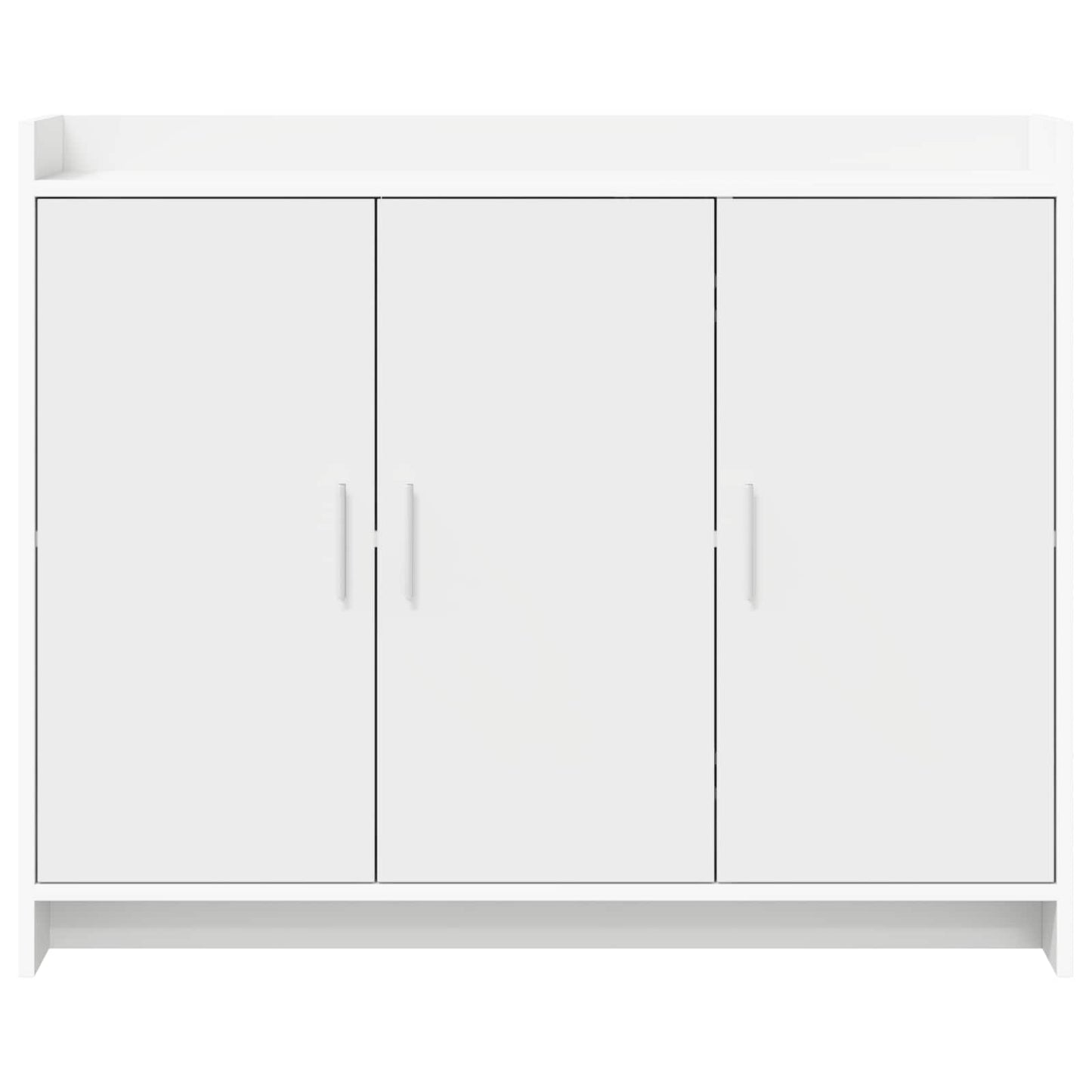 Sideboard White 98.5 x 33 x 80 cm Engineered Wood
