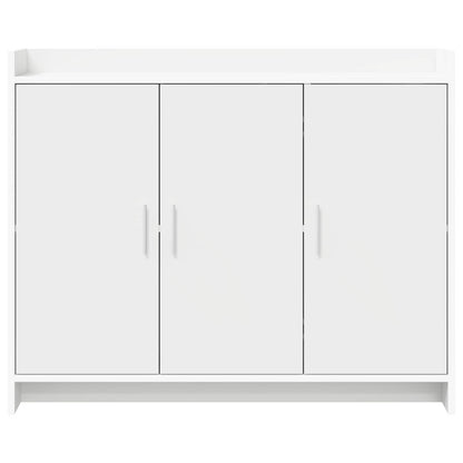 Sideboard White 98.5 x 33 x 80 cm Engineered Wood