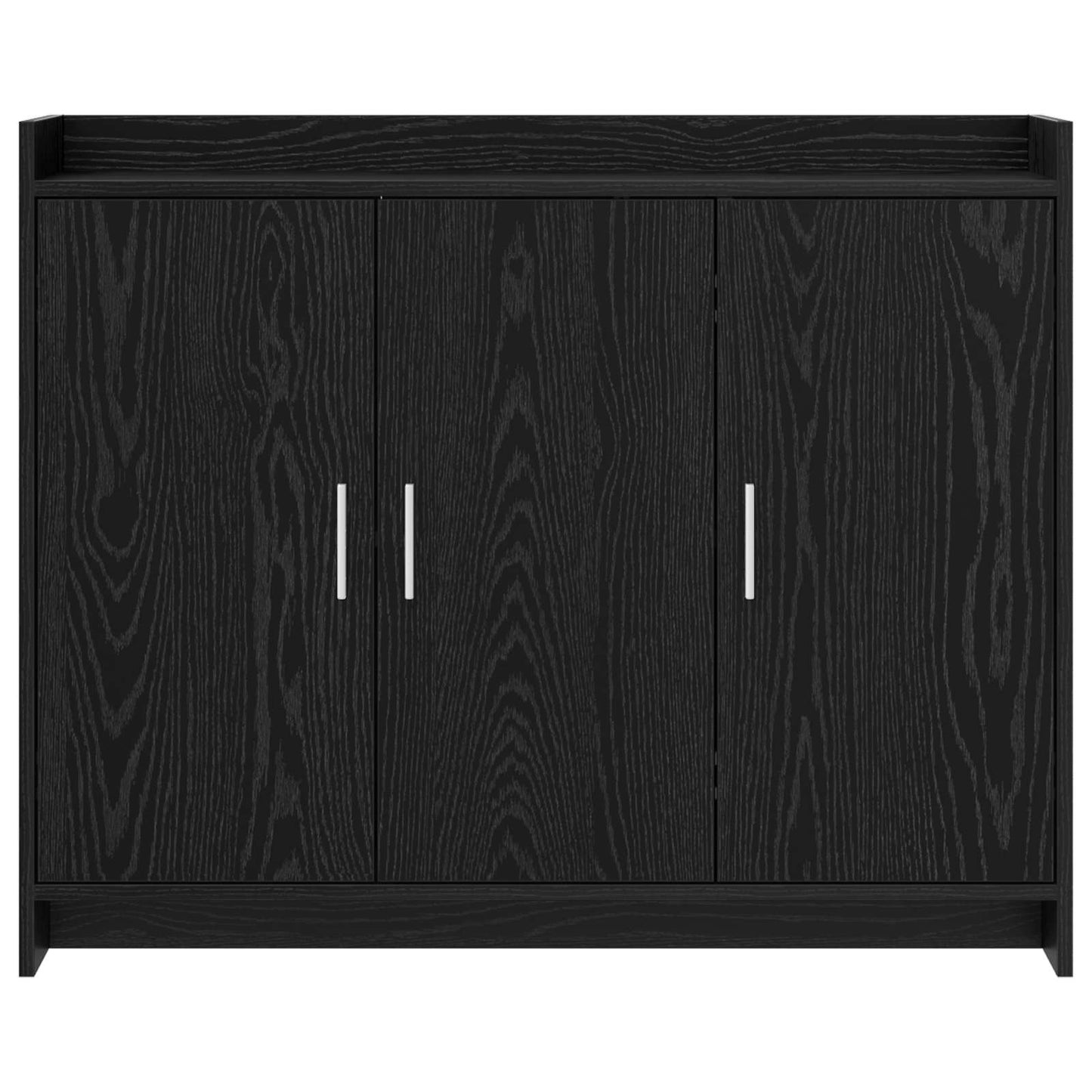 Sideboard Black Oak 98.5 x 33 x 80 cm Engineered Wood